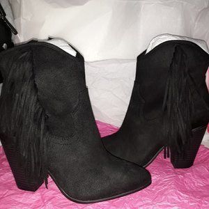 Block Heel Booties